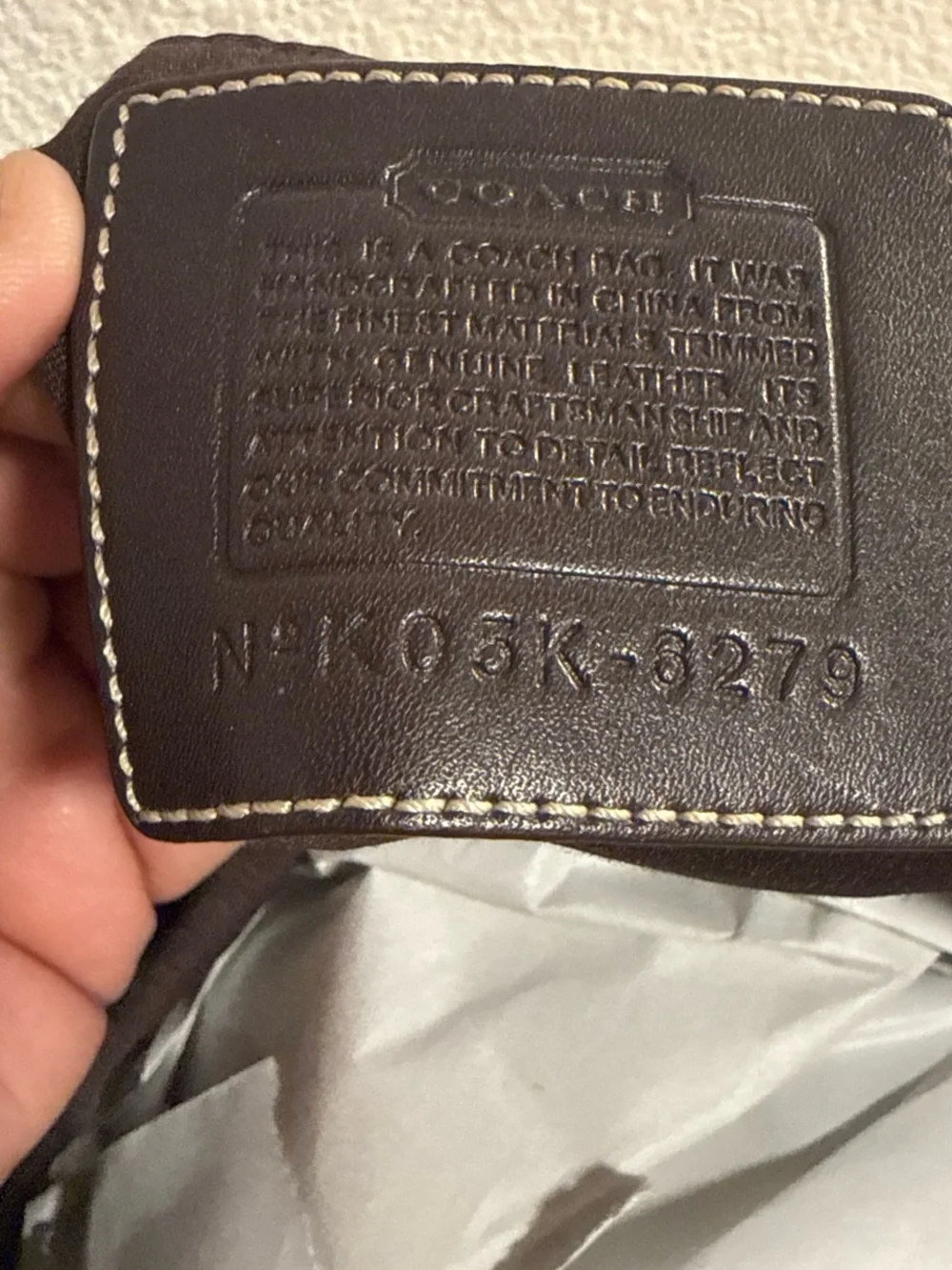 Coach Brown Signature Canvas Shoulder Bag